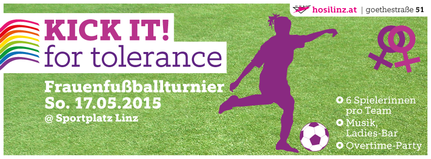 Banner Kick it for tolerance!
