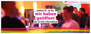Samstag: HOSI Linz hat geöffnet @ HOSI Linz
