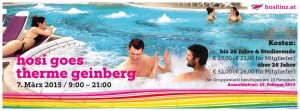 HOSI Linz goes Therme Geinberg @ Therme Geinberg | Geinberg | Oberösterreich | Österreich