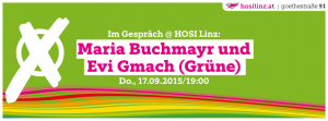 Im Gespräch: Maria Buchmayr und Evi Gmach (Die Grünen) @ HOSI Linz | Linz | Oberösterreich | Österreich