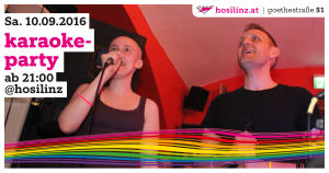 Karaoke-Party @ HOSI Linz | Linz | Oberösterreich | Österreich