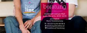 Beratung am Donnerstag @ HOSI Linz | Linz | Oberösterreich | Österreich