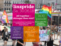 linzpride 2018: „All together – stronger than ever!“