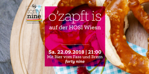 o'zapt is ... auf der HOSI Wiesn @ Queer Bar forty nine | Linz | Oberösterreich | Österreich