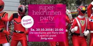 Superheld*innenparty @ Queer Bar forty nine | Linz | Oberösterreich | Österreich