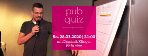 pub quiz - März 2020 @ Queer Bar forty nine