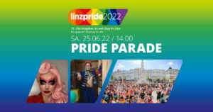 Linzpride2022 - Parade @ Linz - Volksgarten bis Urfahraner Markt
