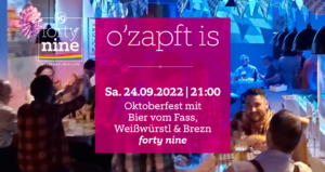 O'zapft is 2022 @ Queer Bar forty nine