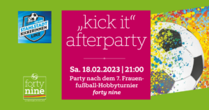 Kick it - Afterparty @ Queer Bar forty nine