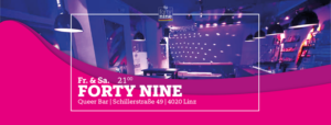 forty nine ab 21:00 @ Queer Bar forty nine