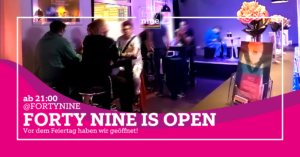 forty nine is open @ Queer Bar forty nine