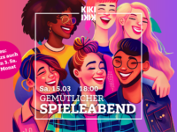 KIKI: Gemütlicher Spieleabend am Samstag