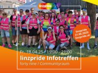 Infotreffen linzpride2025 – April