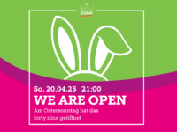 Sonderöffnung zu Ostern!
