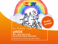 Ersatztermin: pRIDE – mit dem Rad zum See!