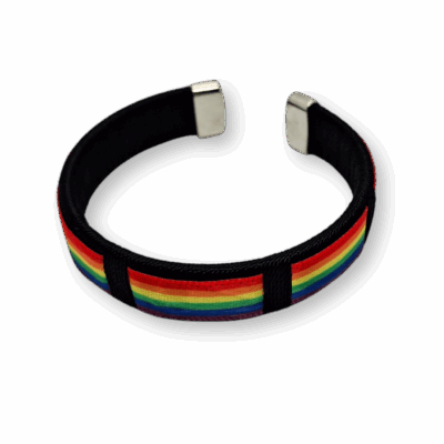 Armband "Rainbow", schwarz