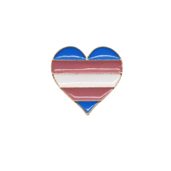 Pin "Trans*" herzförmig