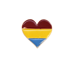 Pin "Pan" herzförmig