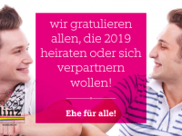 Ehe für alle – Partnerschaft für alle!