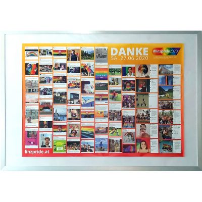 Plakat "Danke #linzpride2020" – Bild 2