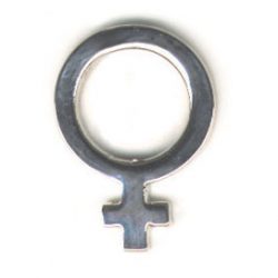 Pin Frauenzeichen einzeln