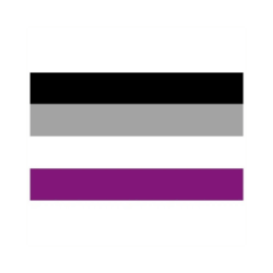 Fahne "Asexual"