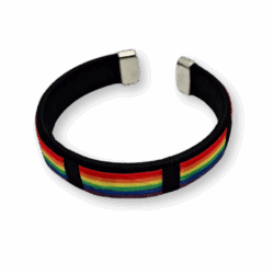 Armband "Rainbow", schwarz