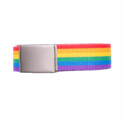 Canvas Gürtel "Rainbow"