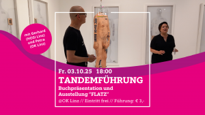 FLATZ - Buchpräsentation und Tandemführung @ OK Linz