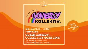 Queer Comedy Collective Goes Linz @ Queer Bar forty nine