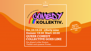 Queer Comedy Collective Goes Linz @ Queer Bar forty nine