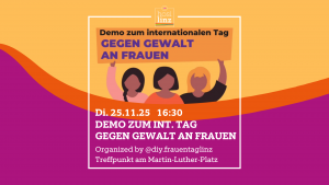 Demo zum internationalen Tag gegen Gewalt an Frauen @ Martin-Luther-Platz