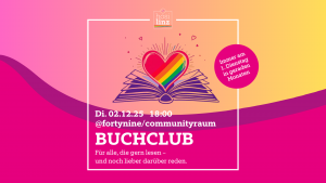 Buchclub @ Queer Bar forty nine @Communityraum