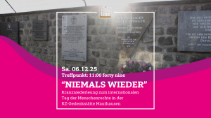 Kranzniederlegung Mauthausen @ KZ Gedenkstätte Mauthausen