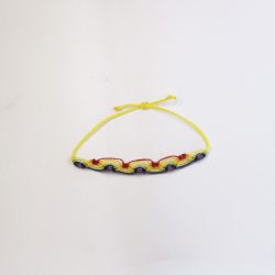 Armband Doppelwelle "Rainbow"