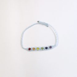 Armband Diamant/hellblau "Rainbow"