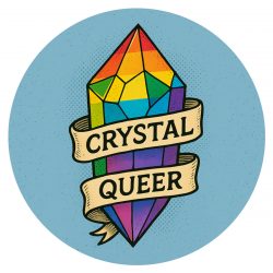 Button "Crystal Queer" (Rainbow)