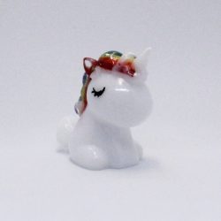 Figur Epoxid Unicorn "Rainbow"